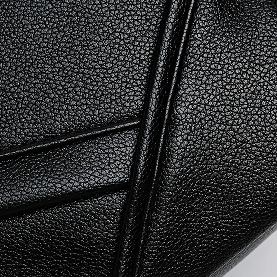 Bolsa mensageiro de grande capacidade multi bolso para mulheres Bolsas de ombro de couro macio bolsa crossbody tendência da moda de alta qualidade