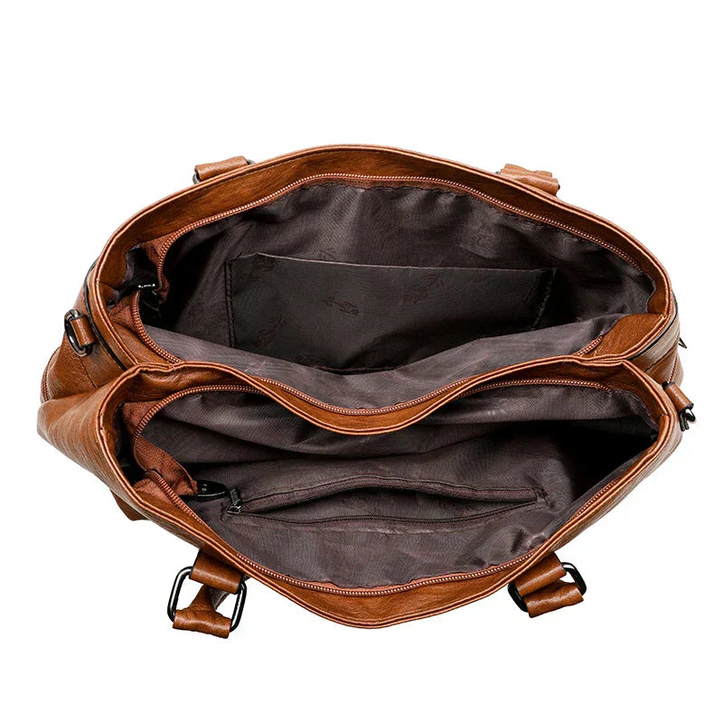 Bolsa elegante para mulheres de alta qualidade couro alça superior sacos bolsa senhoras ombro crossbody saco casual tote bolso marca lujo