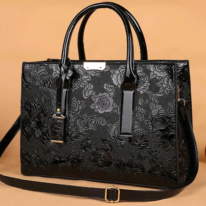 Luxo novo grande capacidade bolsa feminina de couro do plutônio senhoras bolsas e bolsa moda brilhante meninas ombro mensageiro sacos feminino tote