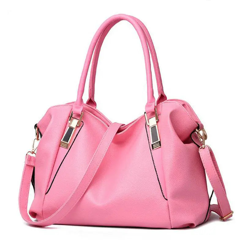 Novo couro macio bolsa feminina estilo coreano luxo grande capacidade sacola senhoras ombro crossbody commuter saco de compras