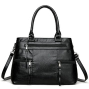 Bolsa elegante para mulheres de alta qualidade couro alça superior sacos bolsa senhoras ombro crossbody saco casual tote bolso marca lujo