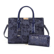 Luxo novo grande capacidade bolsa feminina de couro do plutônio senhoras bolsas e bolsa moda brilhante meninas ombro mensageiro sacos feminino tote