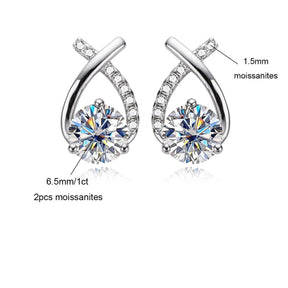 Brinco Serenna com Moissanite