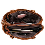 Bolsa elegante para mulheres de alta qualidade couro alça superior sacos bolsa senhoras ombro crossbody saco casual tote bolso marca lujo