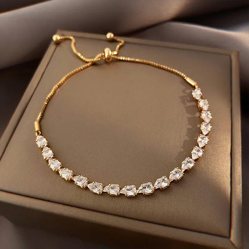 Pulseira Cravejada Com Zircônia
