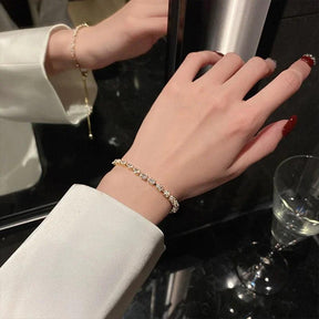 Pulseira Cravejada Com Zircônia