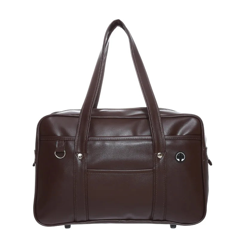 Bolsa mensageiro impermeável de um ombro, mochila PU para menina, bolsa uniforme japonesa JK, bolsa COS resistente ao desgaste, japonesa, bidimensional
