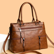 Bolsa elegante para mulheres de alta qualidade couro alça superior sacos bolsa senhoras ombro crossbody saco casual tote bolso marca lujo