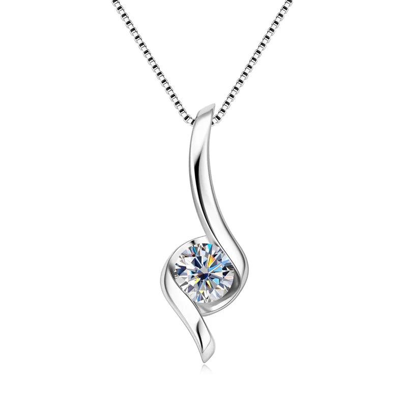Colar Serenita com Moissanite – Ouro 18k