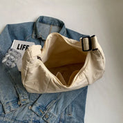 Moda feminina pano macio bolsa de ombro cor sólida estudante 2025 primavera y2k estilo casual grandes bolsas crossbody sacos para mulher