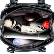 2024 luxo feminino bolsa de ombro grande capacidade crossbody sacos de couro macio bolsa feminina designer senhoras bolsas sac