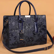 Luxo novo grande capacidade bolsa feminina de couro do plutônio senhoras bolsas e bolsa moda brilhante meninas ombro mensageiro sacos feminino tote