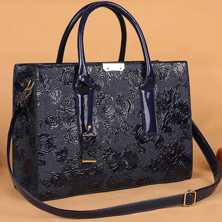 Luxo novo grande capacidade bolsa feminina de couro do plutônio senhoras bolsas e bolsa moda brilhante meninas ombro mensageiro sacos feminino tote
