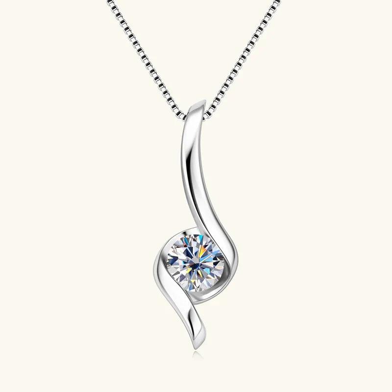 Colar Serenita com Moissanite – Ouro 18k