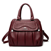 2024 luxo feminino bolsa de ombro grande capacidade crossbody sacos de couro macio bolsa feminina designer senhoras bolsas sac