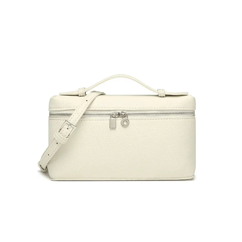 Estilo coreano luz de luxo moda clássico 2024 novo padrão litchi caixa arroz bolsa versátil kaylie saco simples crossbody