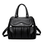 2024 luxo feminino bolsa de ombro grande capacidade crossbody sacos de couro macio bolsa feminina designer senhoras bolsas sac