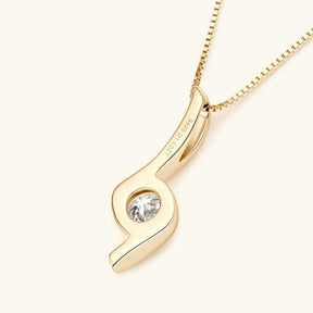 Colar Serenita com Moissanite – Ouro 18k