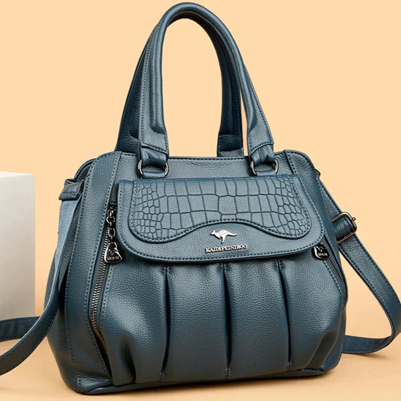2024 luxo feminino bolsa de ombro grande capacidade crossbody sacos de couro macio bolsa feminina designer senhoras bolsas sac