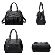 2024 luxo feminino bolsa de ombro grande capacidade crossbody sacos de couro macio bolsa feminina designer senhoras bolsas sac