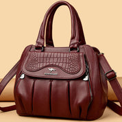 2024 luxo feminino bolsa de ombro grande capacidade crossbody sacos de couro macio bolsa feminina designer senhoras bolsas sac