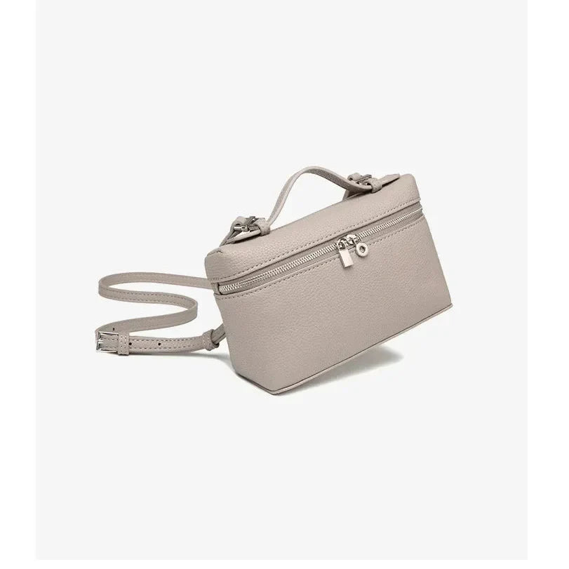 Estilo coreano luz de luxo moda clássico 2024 novo padrão litchi caixa arroz bolsa versátil kaylie saco simples crossbody