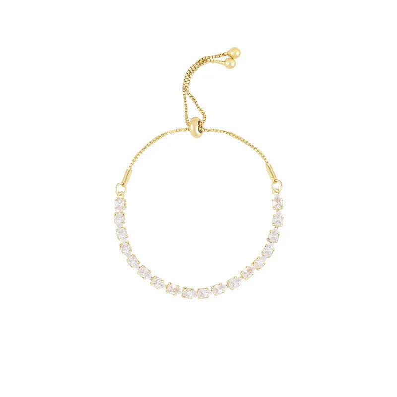 Pulseira Cravejada Com Zircônia