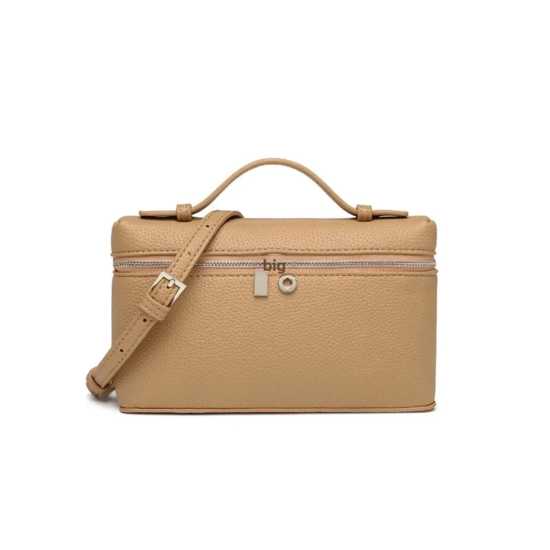 Estilo coreano luz de luxo moda clássico 2024 novo padrão litchi caixa arroz bolsa versátil kaylie saco simples crossbody