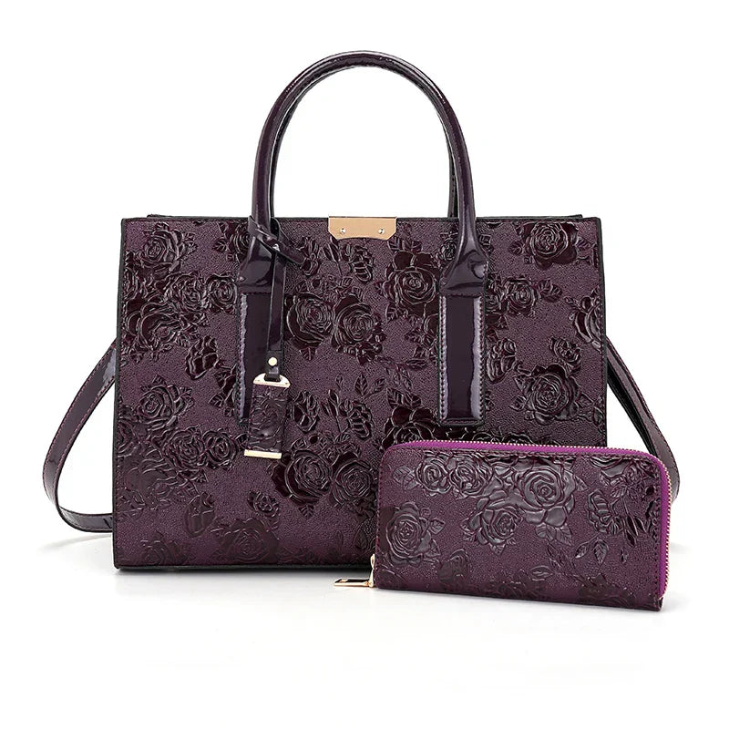 Luxo novo grande capacidade bolsa feminina de couro do plutônio senhoras bolsas e bolsa moda brilhante meninas ombro mensageiro sacos feminino tote