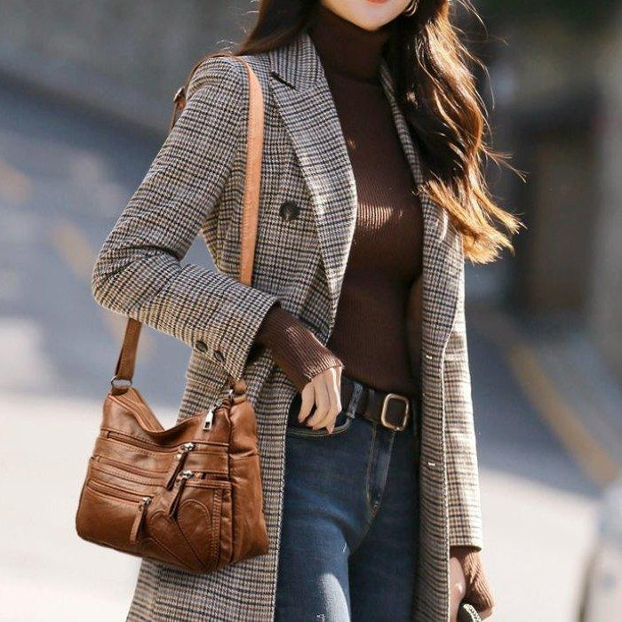 Bolsa Tiracolo Feminina de Couro – Prática, Leve e Estilosa para o Dia a Dia