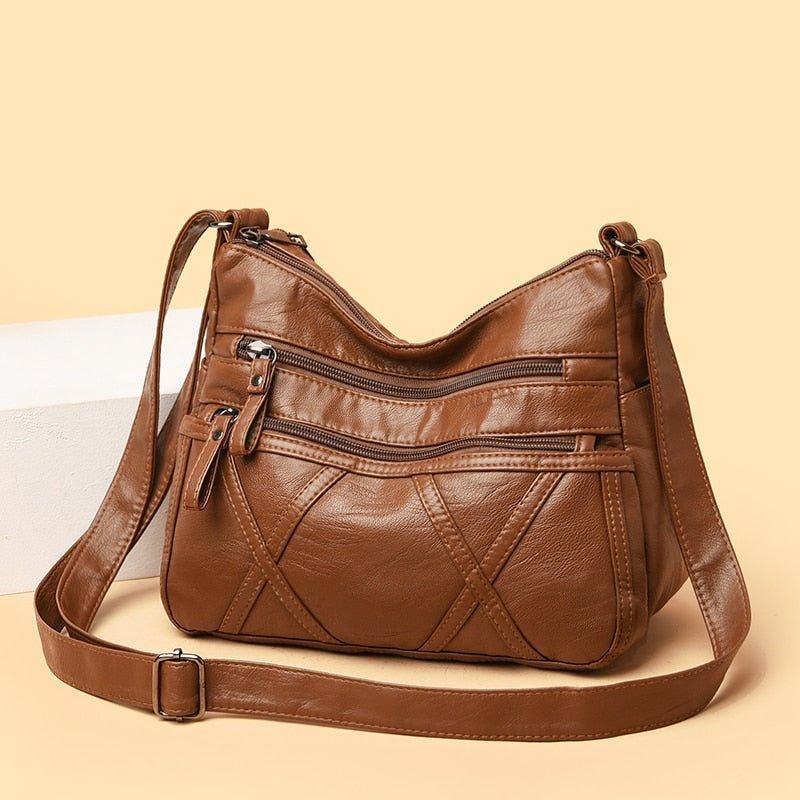 Bolsa Tiracolo Feminina de Couro – Prática, Leve e Estilosa para o Dia a Dia
