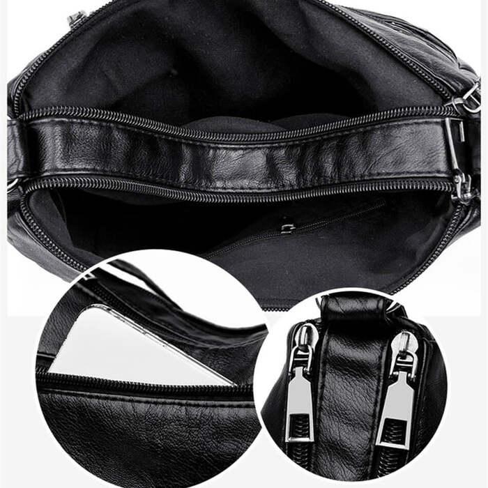 Bolsa Tiracolo Feminina de Couro – Prática, Leve e Estilosa para o Dia a Dia