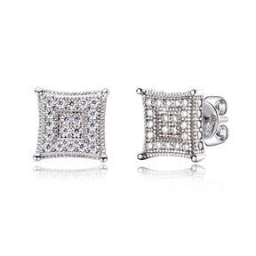Brinco Quarella com Moissanite – Prata 925