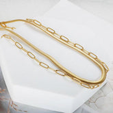 Colar Feminino Duplo Elegante