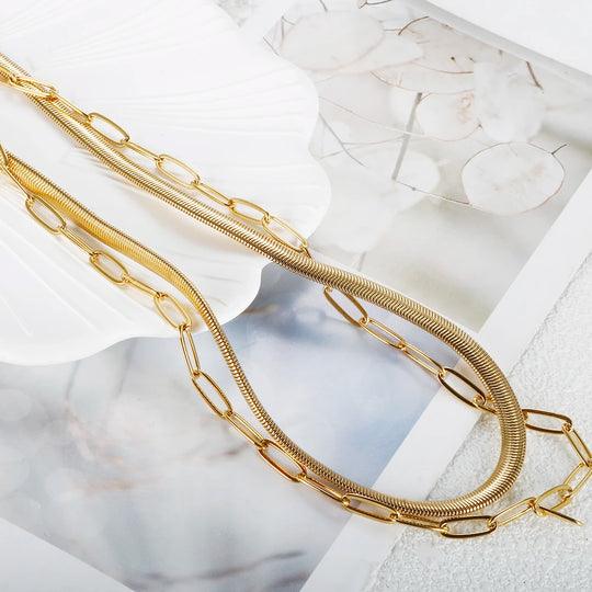 Colar Feminino Duplo Elegante