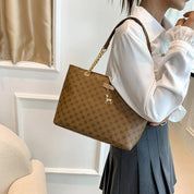 Bolsa Shopper Feminina de Couro Estampa Luxuosa - Larissa