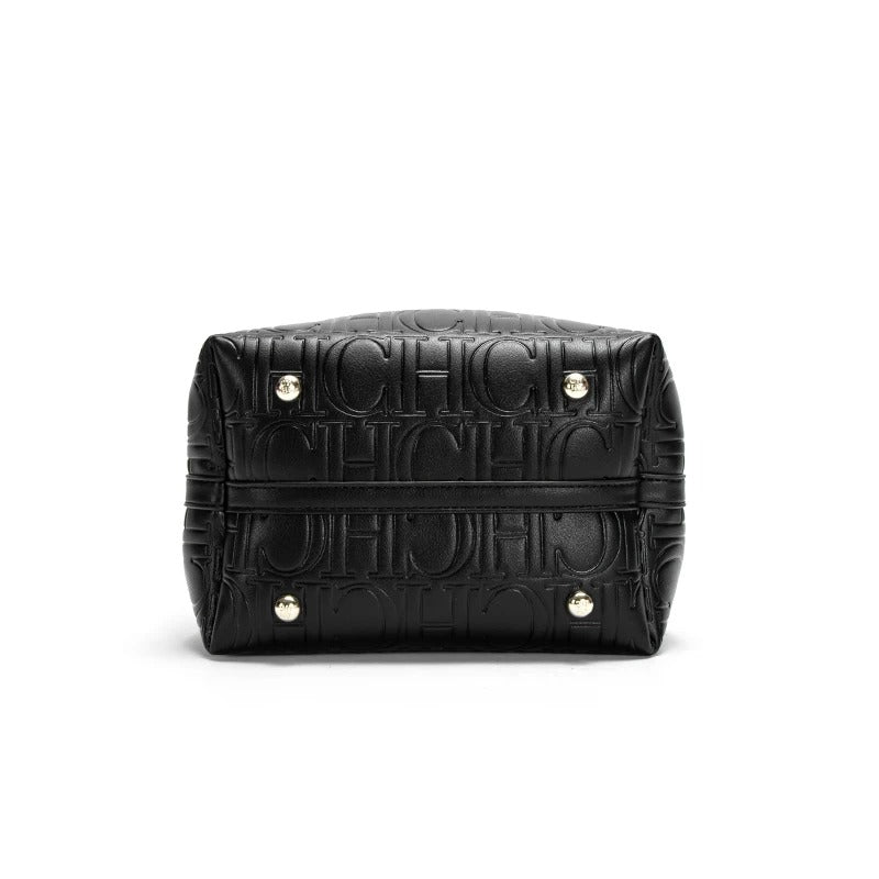 Bolsa De Couro Feminina Grande Estilo Clássica Com Detalhes Luxuosos - Leticia