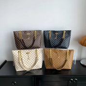 Bolsa Shopper Feminina de Couro Estampa Luxuosa - Larissa