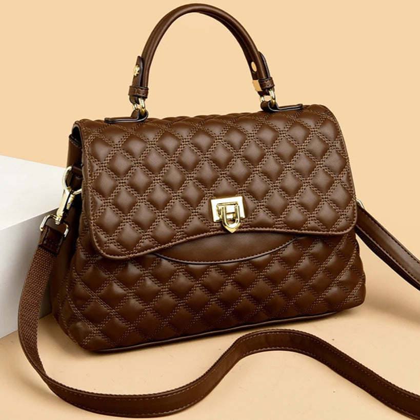 Bolsa Luxuosa Matelassê de Couro – Sofisticação e Estilo em Cada Detalhe