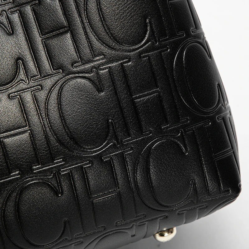 Bolsa De Couro Feminina Grande Estilo Clássica Com Detalhes Luxuosos - Leticia