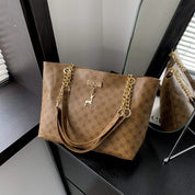 Bolsa Shopper Feminina de Couro Estampa Luxuosa - Larissa