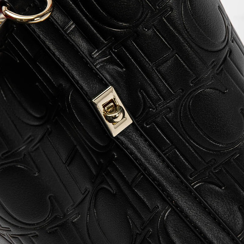 Bolsa De Couro Feminina Grande Estilo Clássica Com Detalhes Luxuosos - Leticia