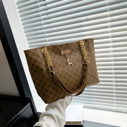 Bolsa Shopper Feminina de Couro Estampa Luxuosa - Larissa
