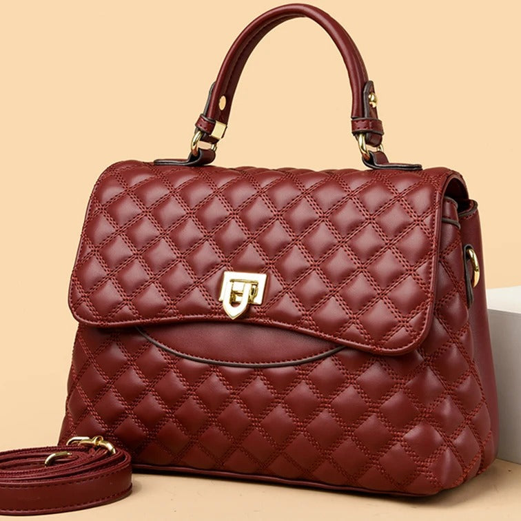 Bolsa Luxuosa Matelassê de Couro – Sofisticação e Estilo em Cada Detalhe