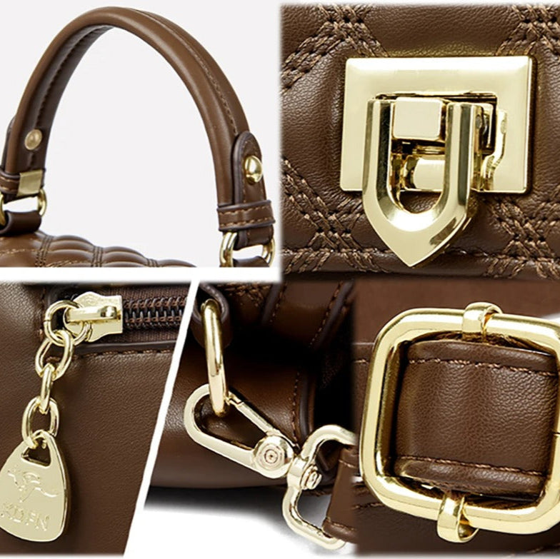 Bolsa Luxuosa Matelassê de Couro – Sofisticação e Estilo em Cada Detalhe