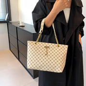 Bolsa Shopper Feminina de Couro Estampa Luxuosa - Larissa