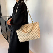 Bolsa Shopper Feminina de Couro Estampa Luxuosa - Larissa