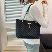 Bolsa Shopper Feminina de Couro Estampa Luxuosa - Larissa