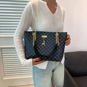 Bolsa Shopper Feminina de Couro Estampa Luxuosa - Larissa