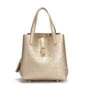 Bolsa De Couro Feminina Grande Estilo Clássica Com Detalhes Luxuosos - Leticia